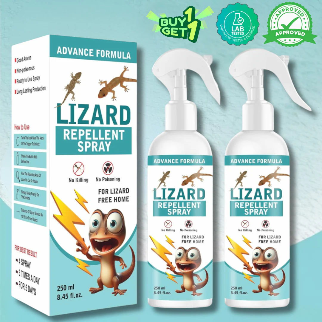 🦎 Lizard Repellent Spray 250ML (BUY 1 GET 1 FREE)🏡