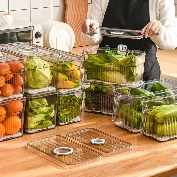 Pack of 6 - Unbreakable kitchen storage Basket. ✨look pretty in your refrigerator✨